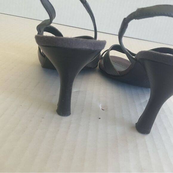 Naturalizer Heels Size 7 Gray Strappy Prissy - Picture 12 of 12